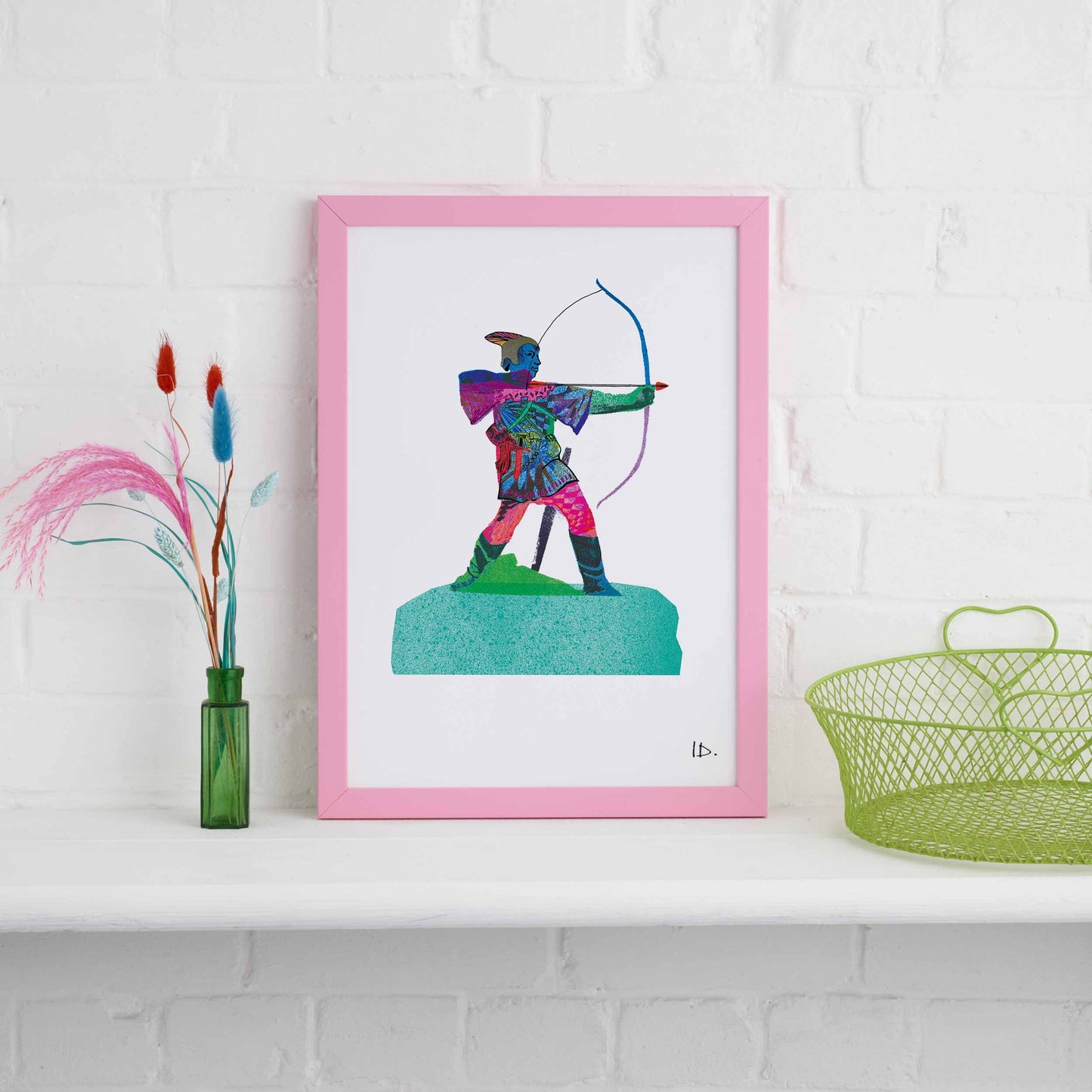 ROBIN HOOD STATUE, NOTTINGHAM PRINT